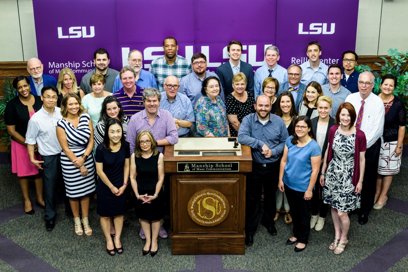 photo: Manship School faculty and staff