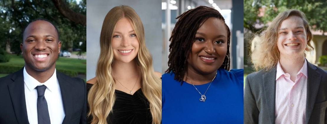 Four LSU students Four LSU students