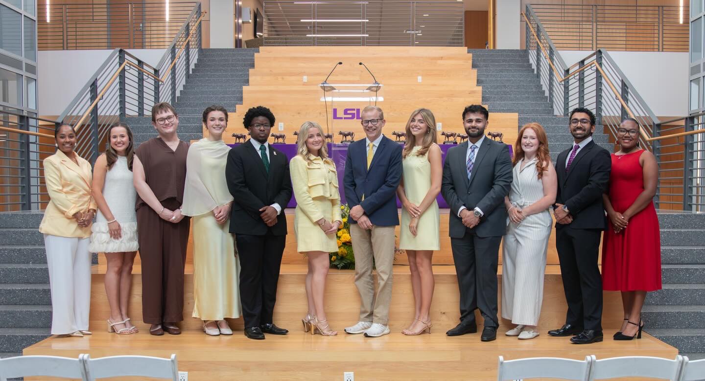 Group of 12 students honored as part of the Tiger Twelve
