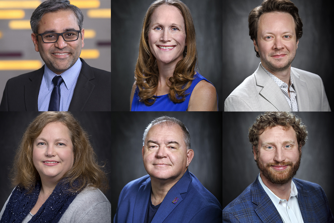 headshots of six LSU faculty members named "Rainmakers in research"