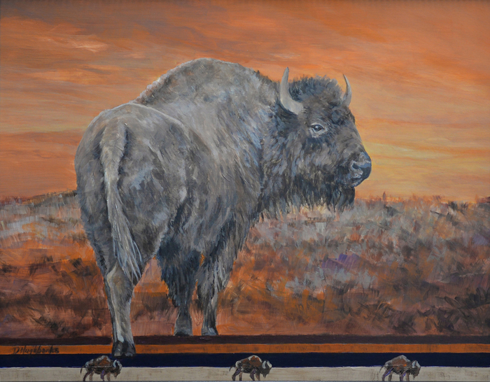 Into the Sunset buffalo